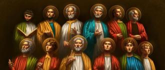 Двенадцать апостолов Христа: имена и деяния Сколько апостолов было у Иисуса Христа и кто они такие